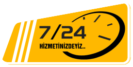 7x24 hizmet